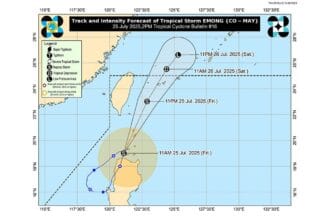 Storm Emong weakens, weekend 'habagat' rains still expected