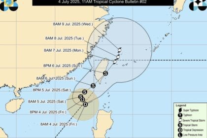TD Bising intensifies, signal No. 1 up in 3 Luzon areas