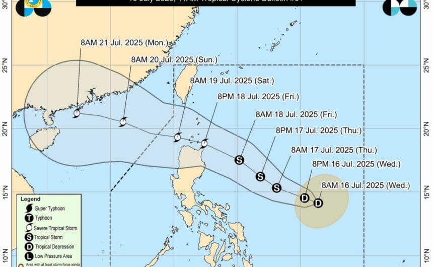 TD Crising forecast to develop into tropical storm by Thursday