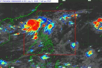 TS Bising to bring rain Sunday; may exit, re-enter PAR Monday