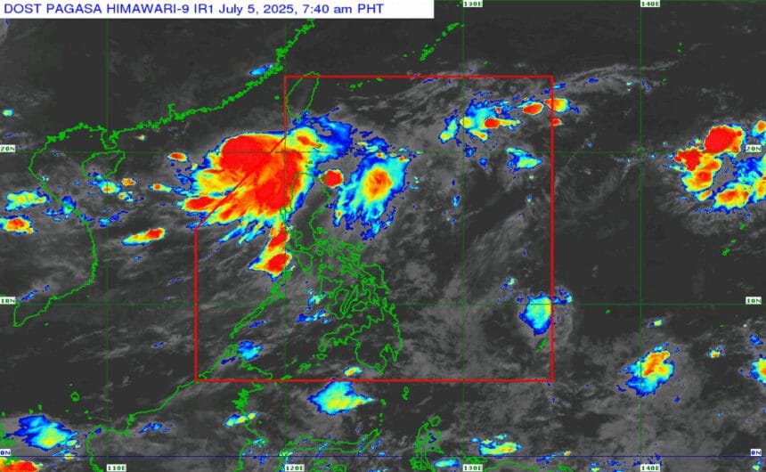 TS Bising to bring rain Sunday; may exit, re-enter PAR Monday