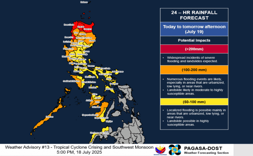 TS Crising maintains strength, may make landfall in Babuyan Is.
