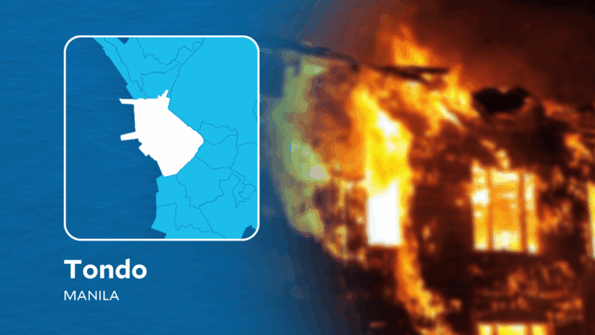 Tondo residential area hit by fire