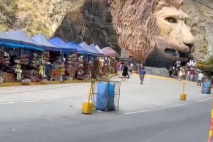 Tropical Storm Crising's fury unleashes rockslide on Kennon Road