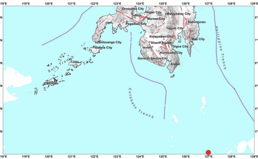 Twin quakes hit waters off Mindanao – Phivolcs