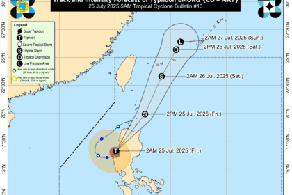 Typhoon Emong Signal No. 4 in parts of Ilocos Sur, La Union