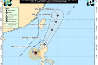 Typhoon Emong makes landfall in Pangasinan
