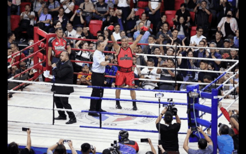 'We stood up to the bully, he ran away'