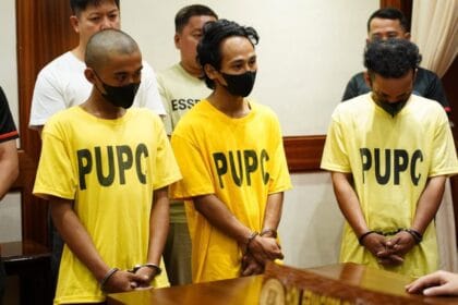 3 nabbed for stealing spare tire from container van in Manila