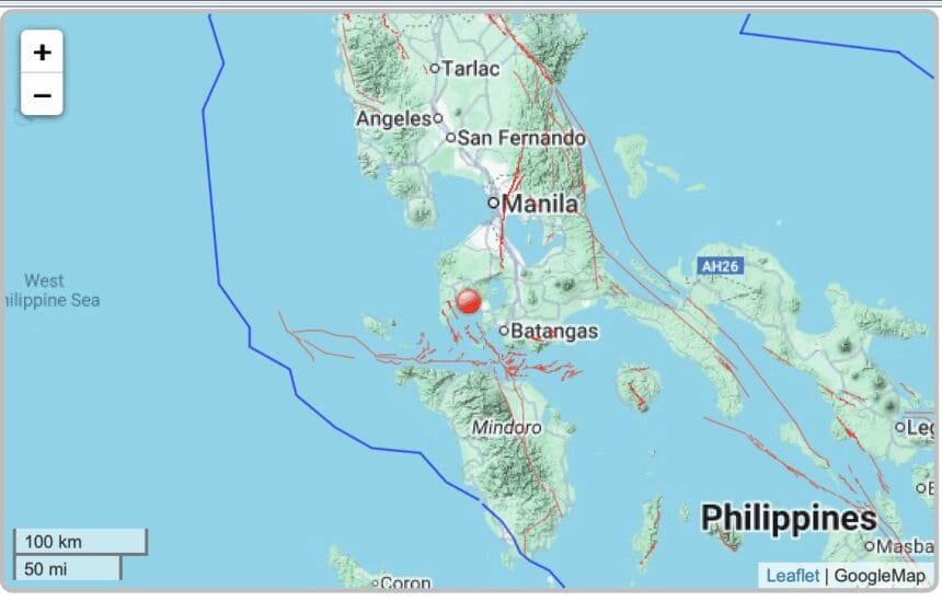 5.1-magnitude earthquake strikes Batangas; felt as far as MM