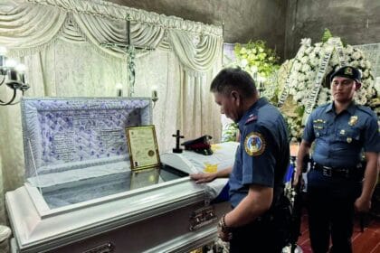 Caraga police chief pays tribute to electrocuted cop