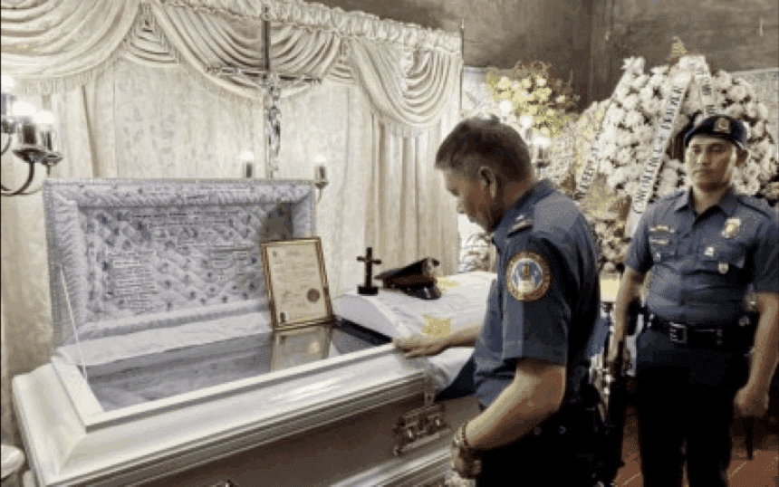 Caraga police mourn death of electrocuted cop