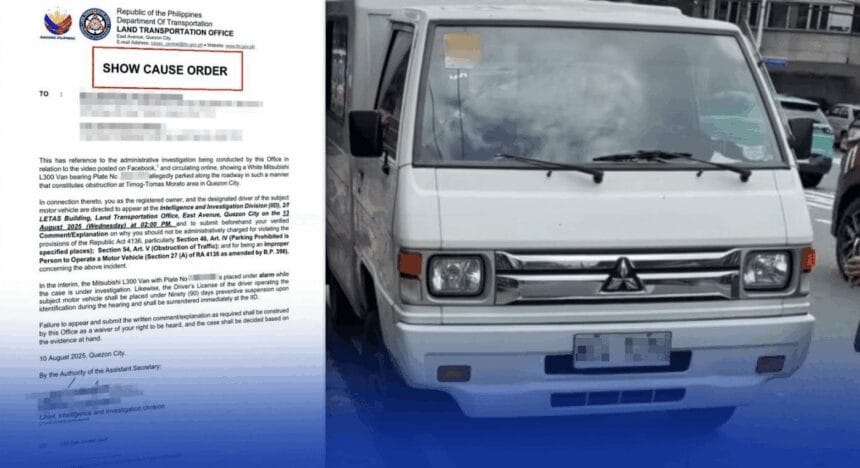 Driver, owner of van in viral parking argument summoned by LTO