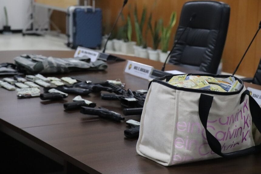 Gun seized from Pampanga mayor in extort try bears AFP number