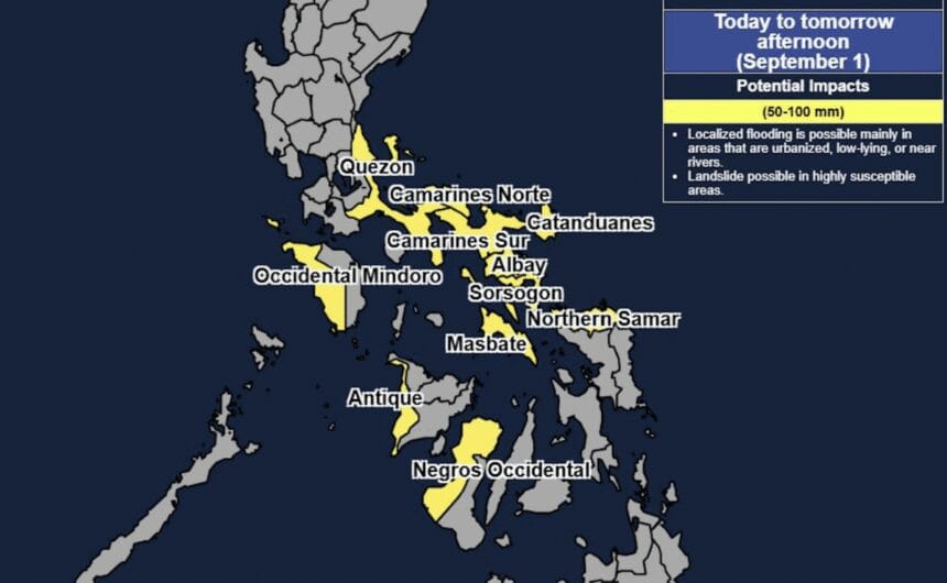 Habagat, LPA to bring rain over most of PH until Monday