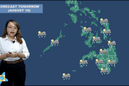 Isolated thunderstorms in Palawan, Visayas, Mindanao