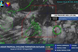 LPA near Mindanao may enter PAR in 24 hours
