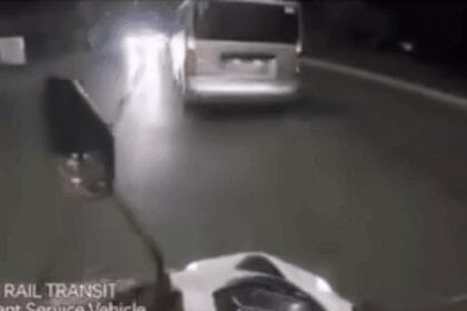 LTO suspends LRTA driver caught recklessly overtaking in Cavite