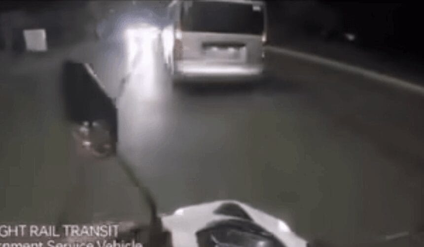 LTO suspends LRTA driver caught recklessly overtaking in Cavite