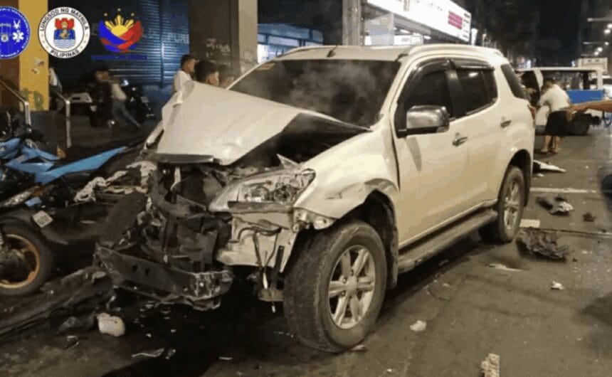 LTO suspends SUV driver’s license for Manila crash injuring 5