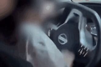 LTO suspends license of motorist who let 'baby driver' steer car