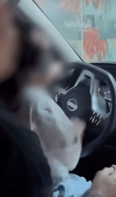 LTO suspends license of motorist who let 'baby driver' steer car