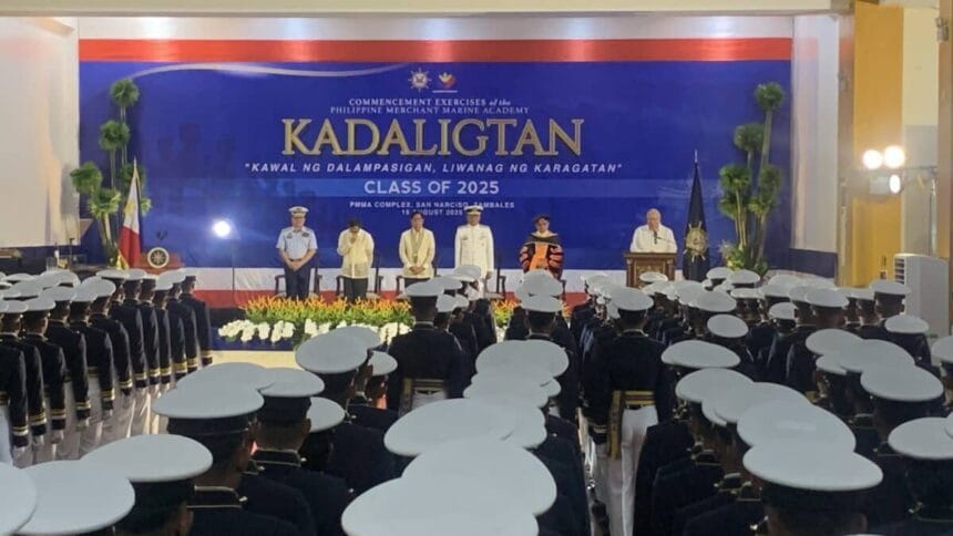 Marcos vows stronger maritime training; honors PMMA class of 2025