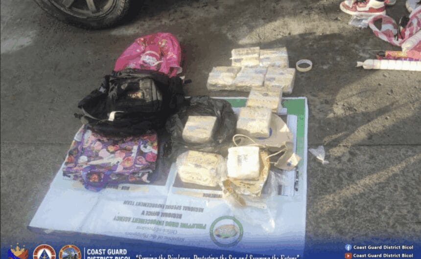 PH Coast Guard seizes P74.8-M worth of illegal drugs in Sorsogon