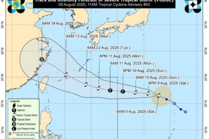 Podul strengthens into Severe Tropical Storm; no effect yet on PH
