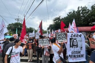 Protesters troop to Senate as it votes on VP Duterte impeachment
