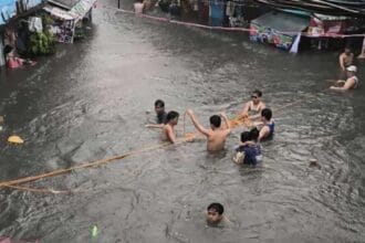 Quezon City drainage overwhelmed as rain surpasses Ondoy record
