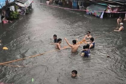 Quezon City drainage overwhelmed as rain surpasses Ondoy record