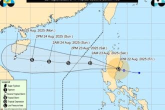 TD Isang slightly decelerates, says Pagasa